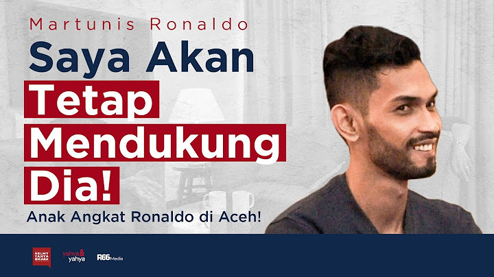 Martunis - Saya Akan Tetap Mendukung Ronaldo | Helmy Yahya Bicara