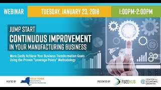 Jump Start Continuous Improvement in Your Manufacturing Business