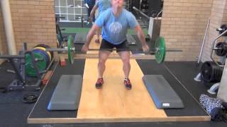 Snatch Pulls On podium