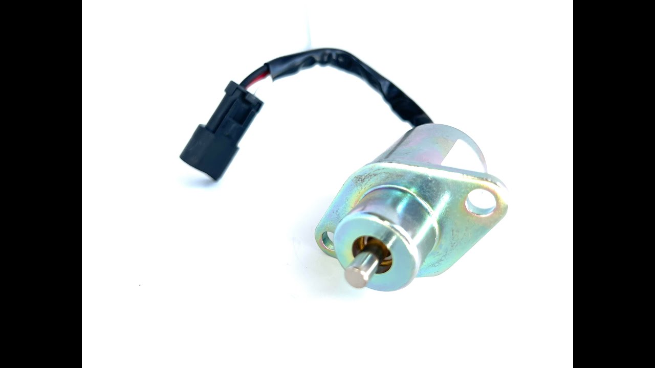 Caterpillar Fuel Shut Off Solenoid Skid Steer 246 216 226 Perkins YouTube caterpillar-fuel-shut-off-solenoid-skid-steer-246-216-226-perkins-youtube