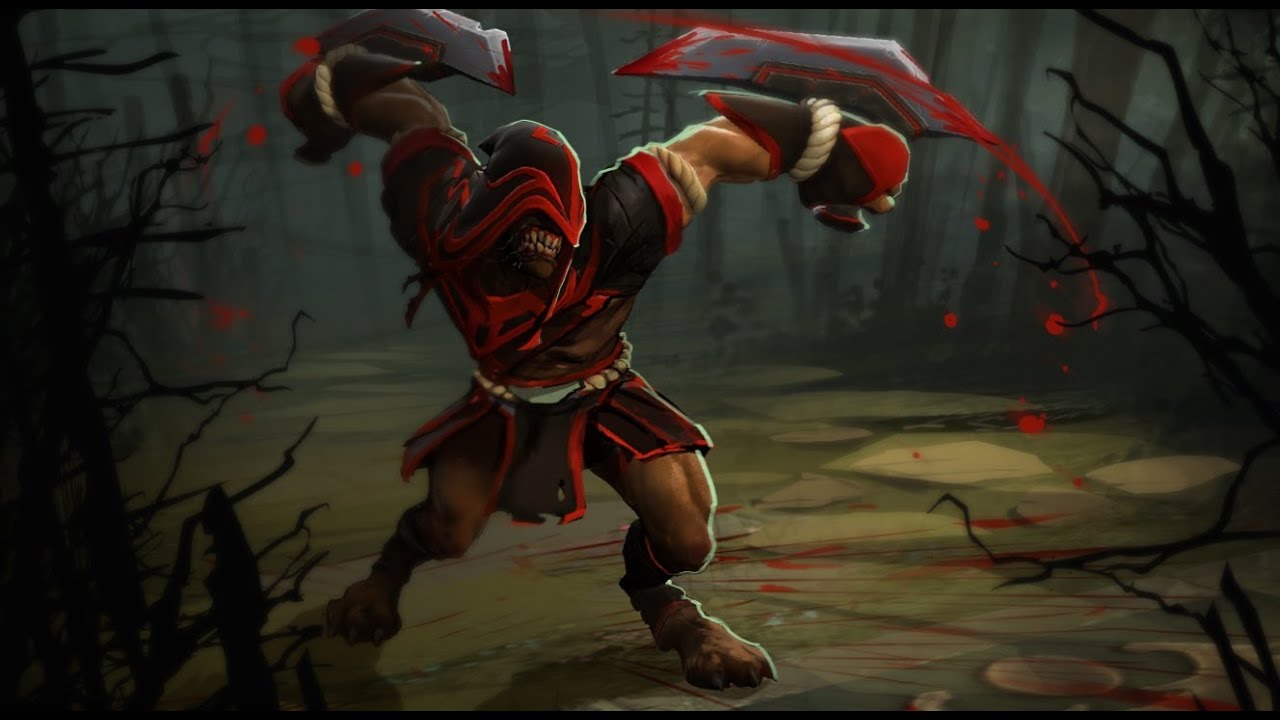 Dota 2 Bloodseeker - The Gallows Understudy set preview - YouTube