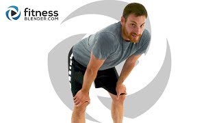 Dynamic Total Body HIIT Cardio and Abs Workout with Warm Up & Cool Down