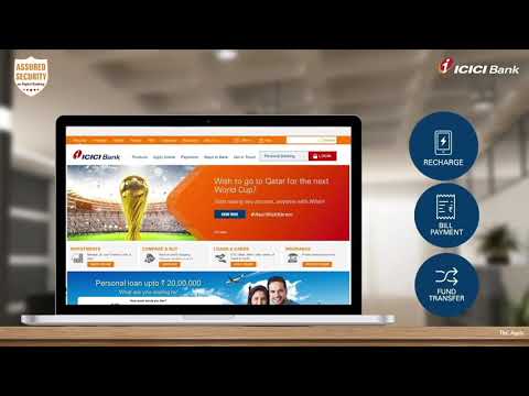 Explore the convenient way to reach icici bank from comfort of your home or office. you can check balances and transactions, transfer funds, pay bills, open fixed recurring deposits much ...