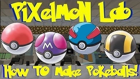 Pixelmon- Pokeball FULL Crafting Guides! (Anvil Work, Recipes, Apricorns And More!)