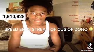 IShowSpeed Ends Stream Because Of Dono 😭 **SAD**