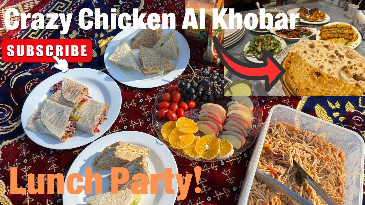 Fun Day out in Al Khobar | Lunch Party | Delicious Food | Crazy Chicken Restaurant Al Khobar 