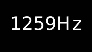 Speaker Sound Test 1259Hz