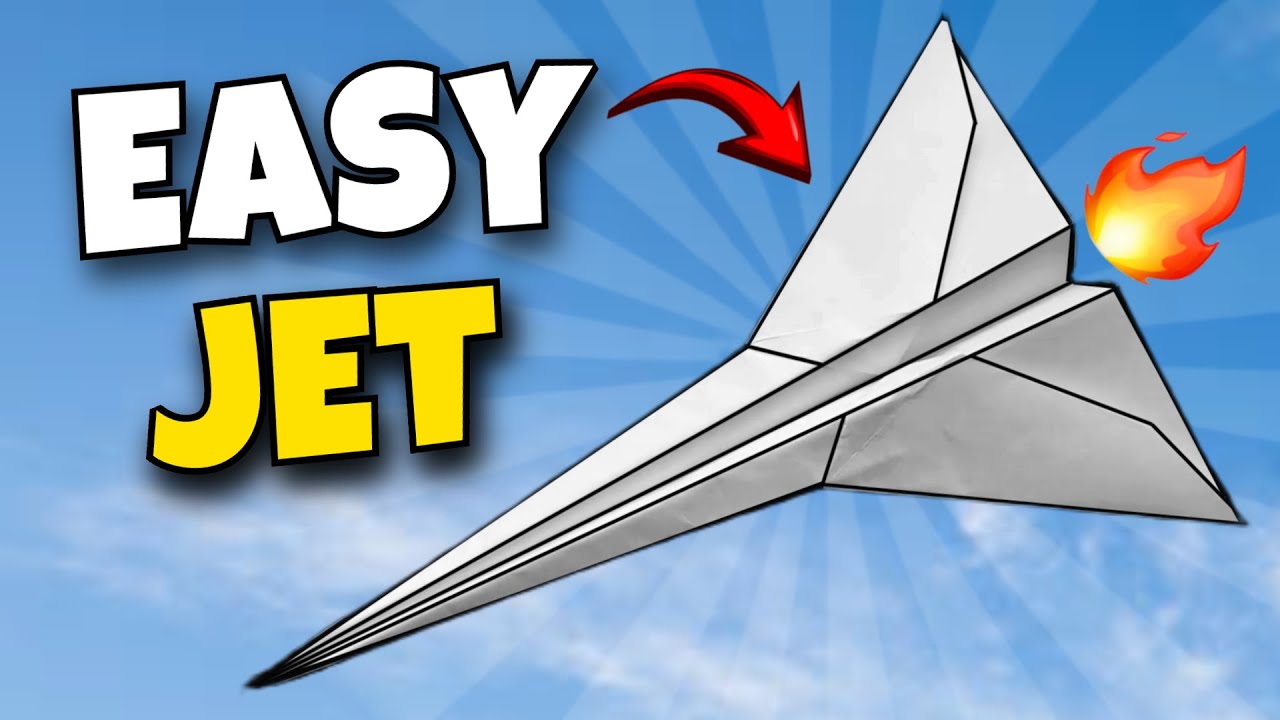 Paper Jetblue How to Make a Paper Jet Airplane ️ | Fast & Easy Paper Airplane That ...