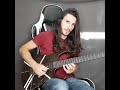 Melodic metal guitar solo sweep tapping shredding picking by mickael guerrero