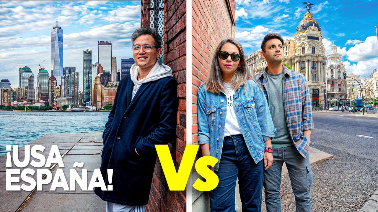 España 🇪🇸 vs. Estados Unidos 🇺🇸 ¿Dónde se vive mejor?