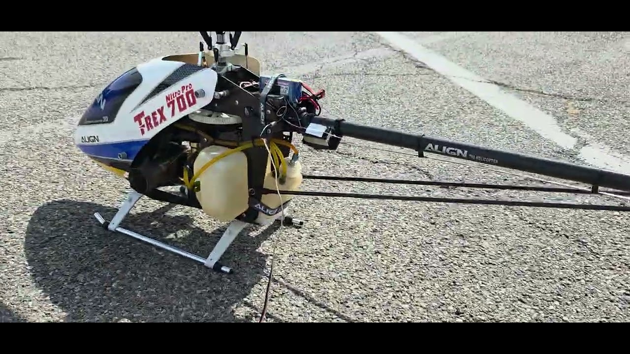 My Wren 44 Hely turbine start-up installed on my Align T-Rex 700