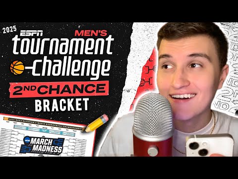 ASMR | 2025 March Madness Second Chance Bracket 🏀 (whisper ramble)