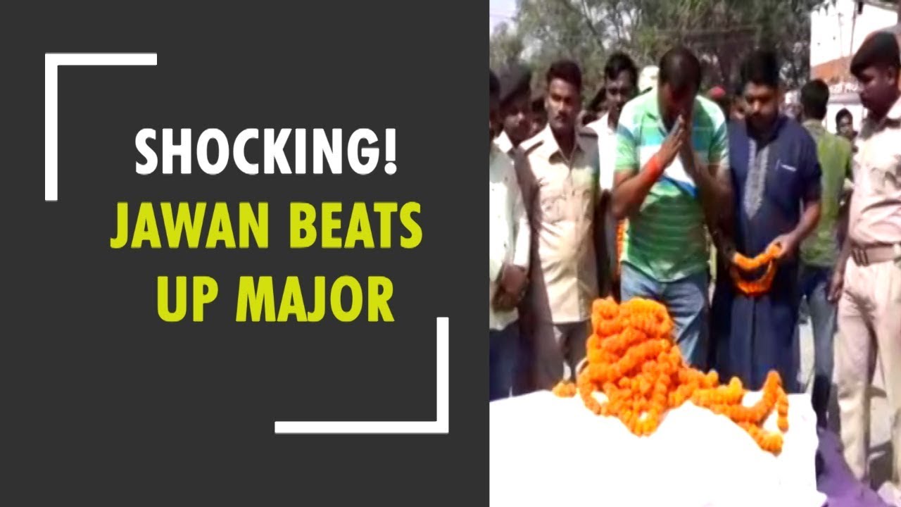 Video of Bihar Military Police's Jawan beating up Major emerges