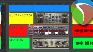 How to insert text and images to organize your project in REAPER. screenshot 2
