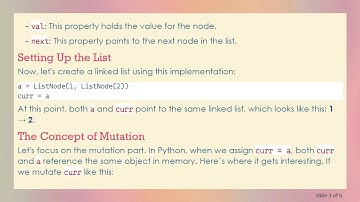 Understanding Linked List Assignment Mutation in Python