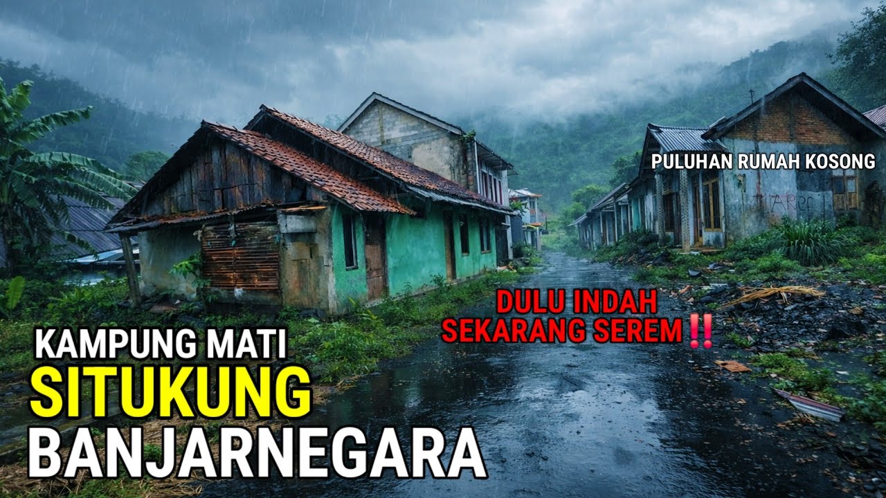SEREM BANGET‼️PULUHAN RUMAH KOSONG KAMPUNG MATI SITUKUNG SETELAH BENCANA