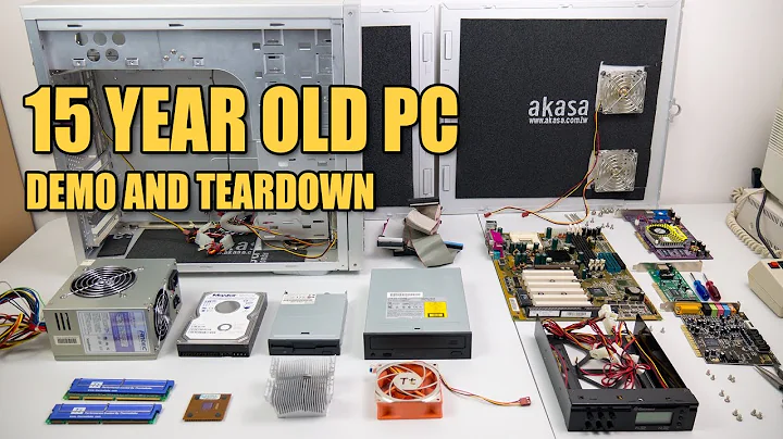 20 year old PC teardown and demo - Windows XP, gaming and more!