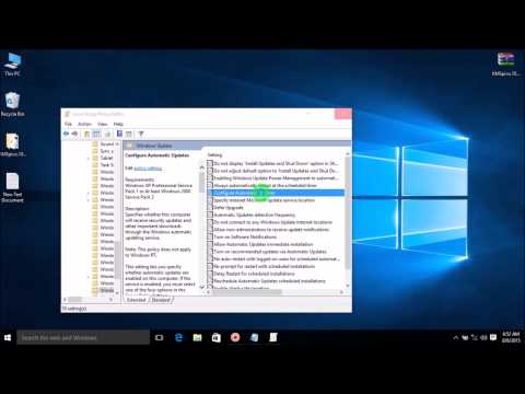 How to Enable/Disable Windows Automatic Updates in "Windows 10"