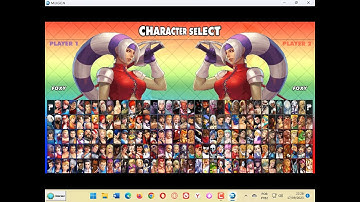 Foxy from KOF In CVS POTS Style Adapted for Capcom Vs SNK Evolution Kore