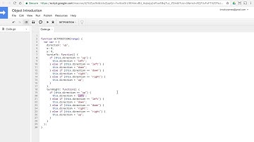 Using Objects: Introduction to Programming with Google Sheets 14-B