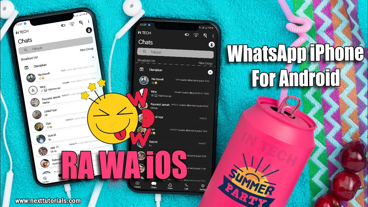WhatsApp iPhone For Android Update Fitur Terbaru 2021 || RA WA iOS 🔥