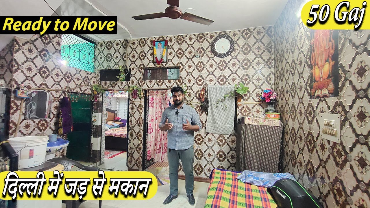 Independent house for sale in delhi uttam nagar Jad se makan 50 gaj