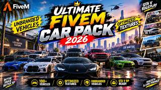 Ultimate FiveM Car Pack 2026 | Unbranded Vehicles | Optimized Textures | GTA V Roleplay