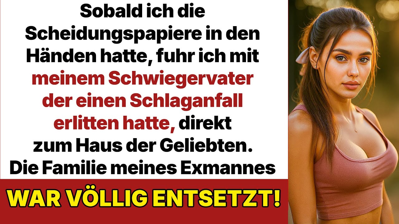 Nach der Scheidung ließ ich meinen Schwiegervater mit Schlaganfall im Haus der Geliebten zurück.