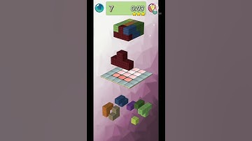 Block Puzzle 3D intermediate level-7,#short,#youtubeshort,#shortvideo,#kingshaktie