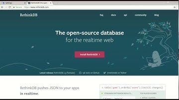 How to Install RethinkDB in Ubuntu or Ubuntu Studio 16.04 LTS (Command line)