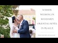 Summer church wedding in Prague | Mandarin Oriental hotel reception | Wedding&amp;Academy Fields