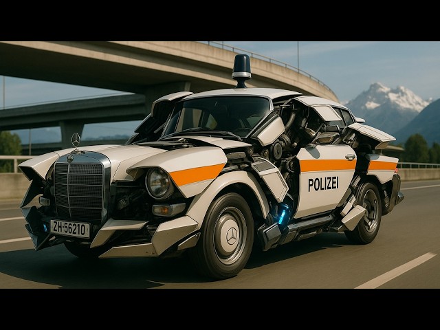 From Classic Icons to Tesla & Porsche: The Insane Swiss Police