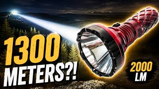 This 2000 Lumen Flashlight Throws 1300 METERS! 🔦 Niwalker N01 MAX