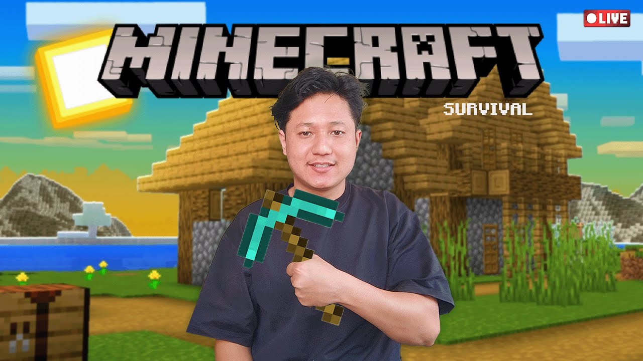 MINECRAFT SURVIVAL LIVE | DAY 1 - YouTube