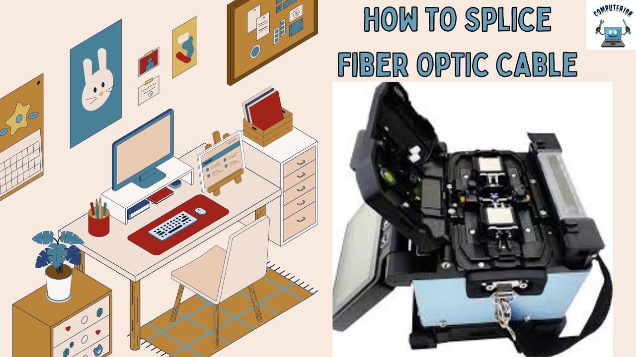 How to Splice Fiber Optic Cables YouTube