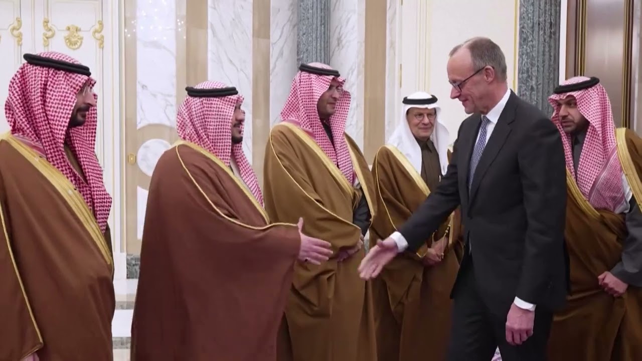 Germany's Merz meets Saudi crown prince on first leg of Gulf tour