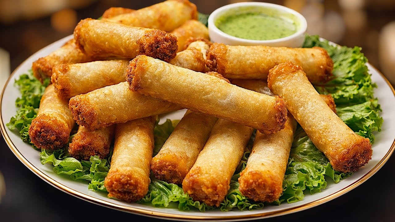 Chicken Spring Rolls Recipe For Iftar | Crispy Chicken Spring Rolls For Ramzan 2026