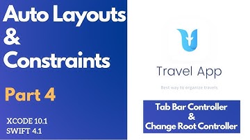 Swift 4.1 - How to create Tab bar Controller - Auto Layout & Constraint (Xcode 10.1)