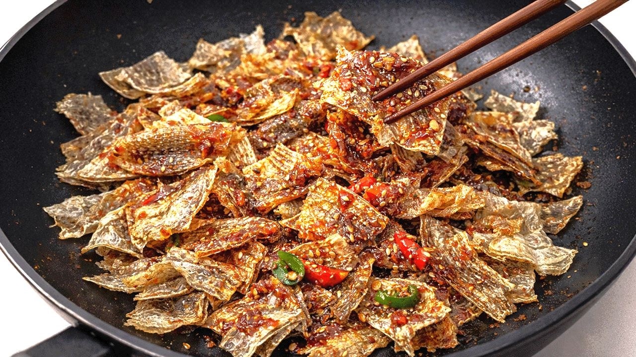 북어껍질 기름에 튀기지 마세요 2000원으로 새로운 방법! 이건 무조건 따라해야합니다