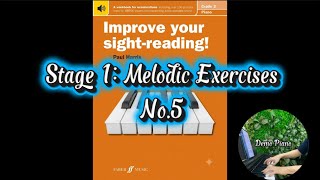 No.5 | Paul Harris Improve Your Sight-Reading Grade 3 - Stage 1: Melodic Exercises