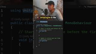 What is the using UnityEngine; part on top of scripts