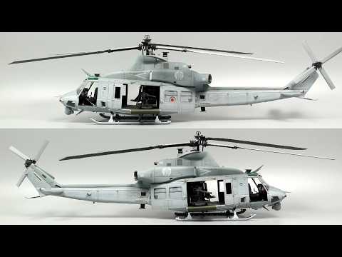 UH-1Y USMC VENOM (아카데미과학 1/35 Scale) #77 - YouTube