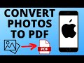 How to Convert a Photo to PDF on iPhone