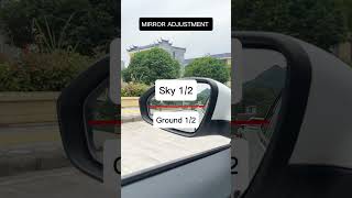 Fix Your Car Mirrors In 10 Seconds! 🚘 #drivingskills #sidemirror #MirrorAdjustment #SafeDriving