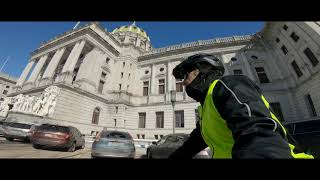 Random Clips Riding Around - Feb 4, 2021 - Cycling Harrisburg PA