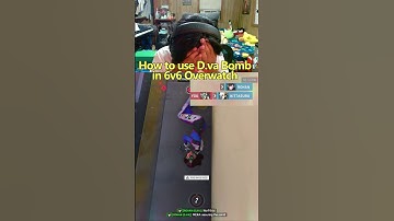 Full proof guide on how to use D.va bomb #overwatch #dva #funny