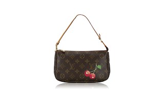 Louis Vuitton x Murakami Limited Edition Monogram Cerises Pochette Accessories
