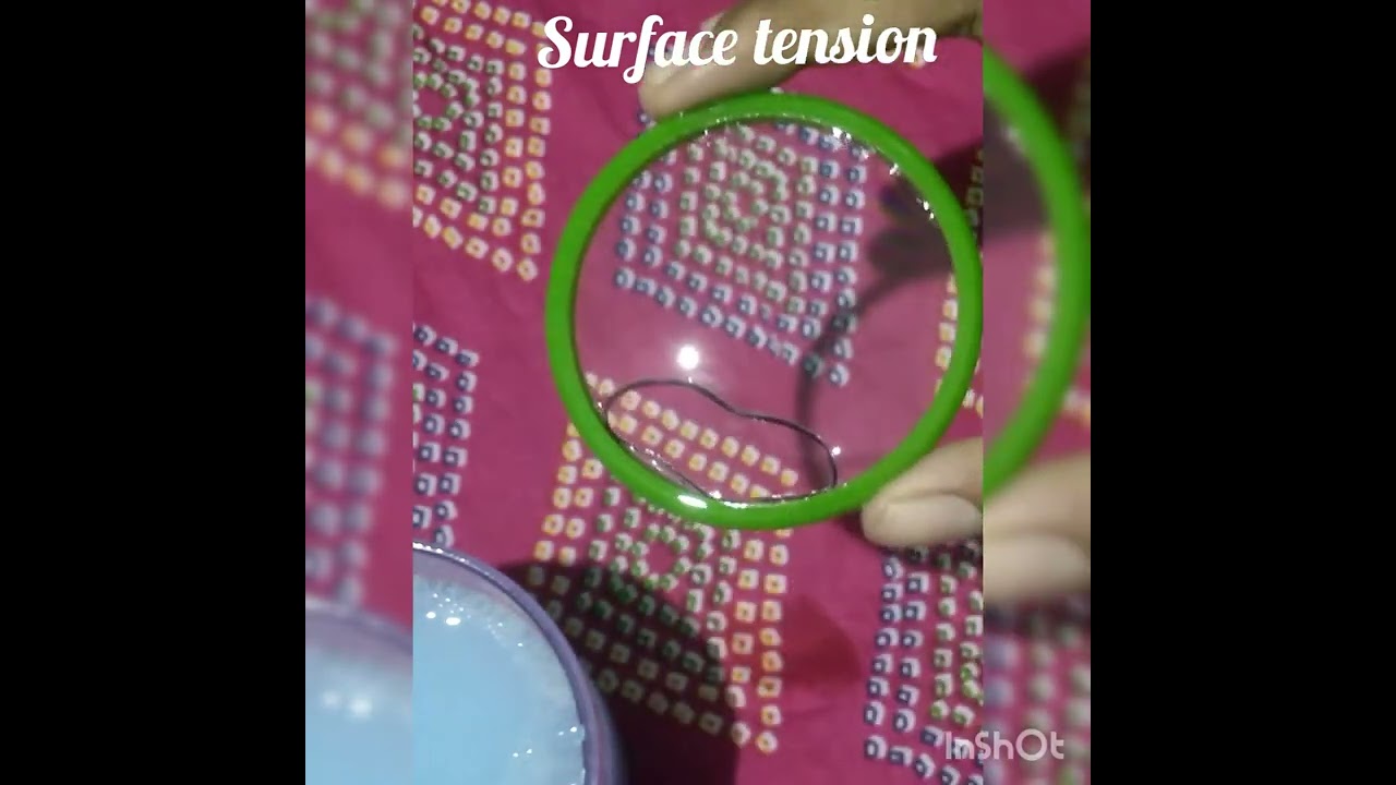 surface tension// my Artistic craft// surface tension tried // tamil