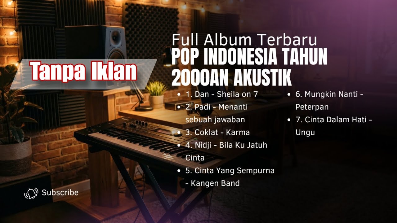 Full Album Pop Indonesia 2000an Akustik | Temani Kerja, Santai & Galau mu ☕