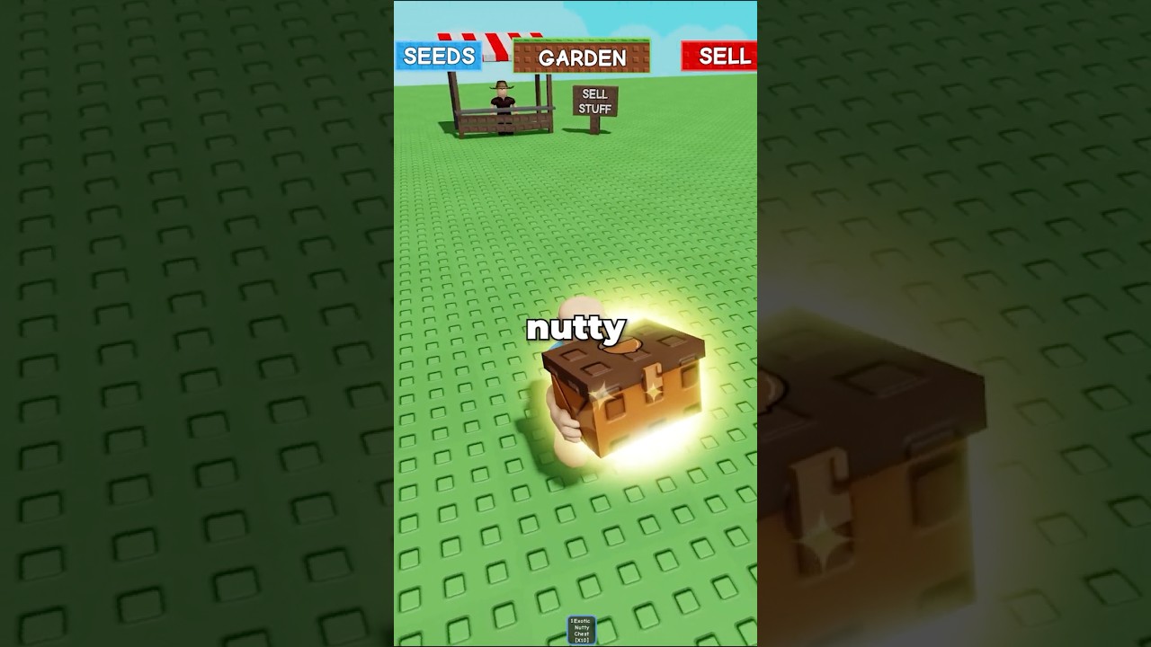 Я купил 10 штук экзотических ореховых сундуков в магазине Grow a Garden...